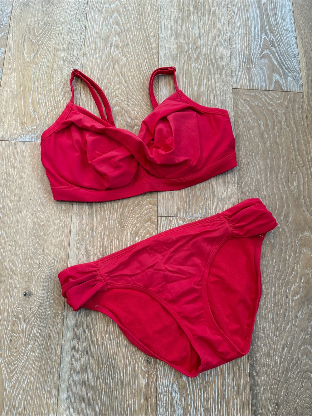 Athleta Red Twister Bikini